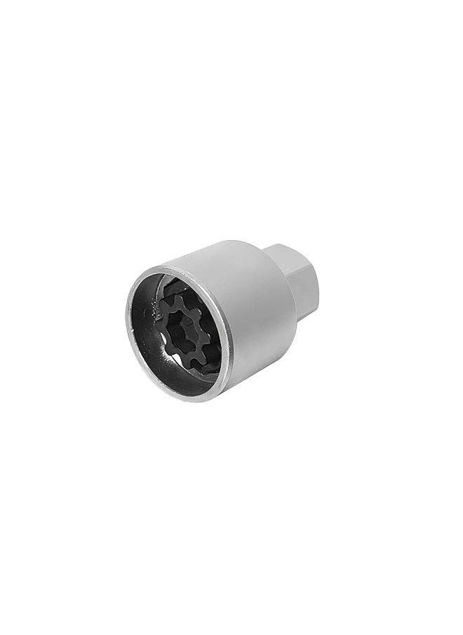 Generic - Anti-theft Screw Socket Wrench Tool Security Master Locking Wheel Nut Key 809 / J 17mm Socket Replacement for Audi A6 A3 A4 A5 TT - Image 1