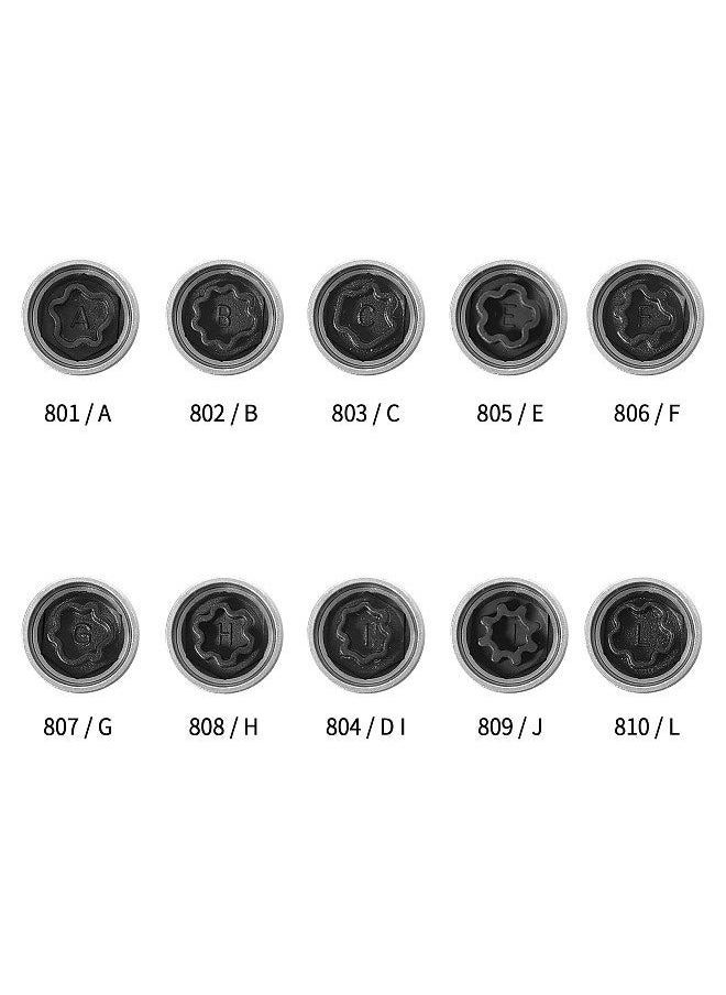 Generic - Anti-theft Screw Socket Wrench Tool Security Master Locking Wheel Nut Key 809 / J 17mm Socket Replacement for Audi A6 A3 A4 A5 TT - Image 1