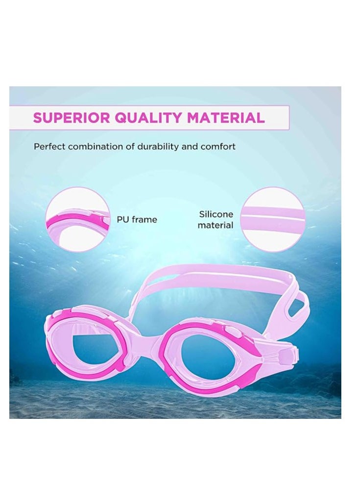 ENDLESS  EL1001 Swimming Goggle with Anti-Fog and UV Protection | Material : Silicon, Rubber | Attached Ear Buds and Adjustable Strap | Soft Silicone Gasket for Leak Proof | With Hard Case  - Image 3