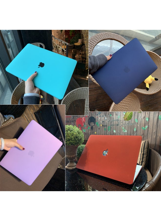Generic - For M4 Apple Laptop Protective Case Frosted Crystal Case Macbookair Protective Case-Color:(Plane) Matte Solid Powder-Applicable Model:15.4 Pro(A1707/A1990) - Image 1