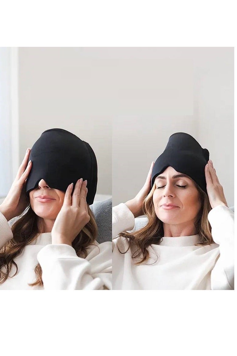 Versatile Head Wrap for Effective Headache Relief - Combines Cold and Heat Therapy for Tension Relief - Image 2