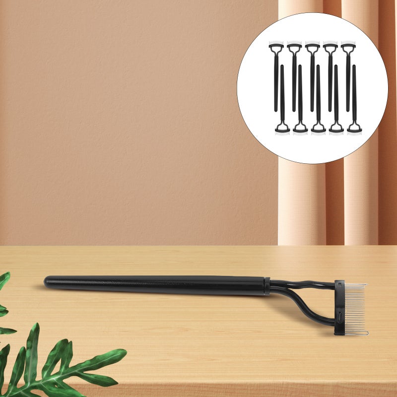 20 PCS Eyelash Comb: Eyelash Separator Mascara Applicator Lash Definer with Comb Arc Cosmetic Brushes Tool - Image 3