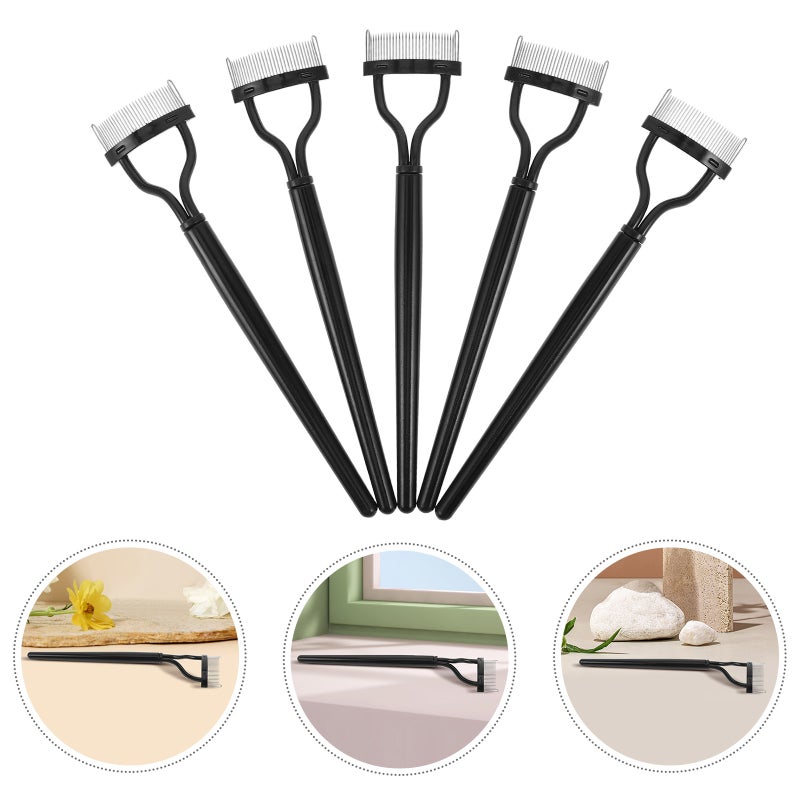 20 PCS Eyelash Comb: Eyelash Separator Mascara Applicator Lash Definer with Comb Arc Cosmetic Brushes Tool - Image 2