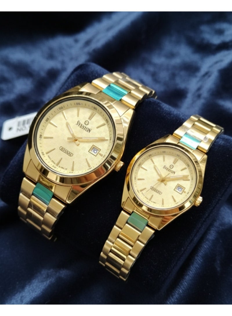 Sveston New  couple Luxury & International Brand watches , premier quality Watches . made in Japan