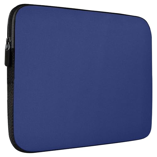 AirCase Neoprene 7-Inch Tablet Sleeve Case Cover for Amazon Kindle 7", Paperwhite, Fire 7, Lenovo Tab M7, iPad Mini, Samsung Galaxy Tab 7.0 Series | 4-Layer Foam, Scratch & Dust Protection (Navy Blue) - Image 1