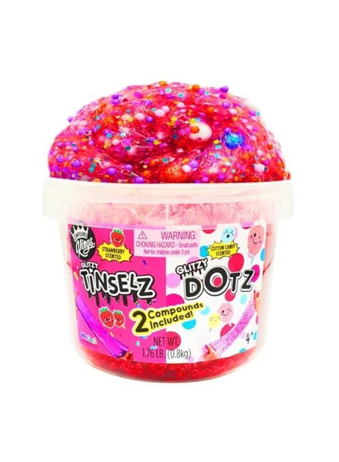 WeCool Strawberry Scented Modeling Clay Bucket with Decorating Accessories - 800 grams - Image 5