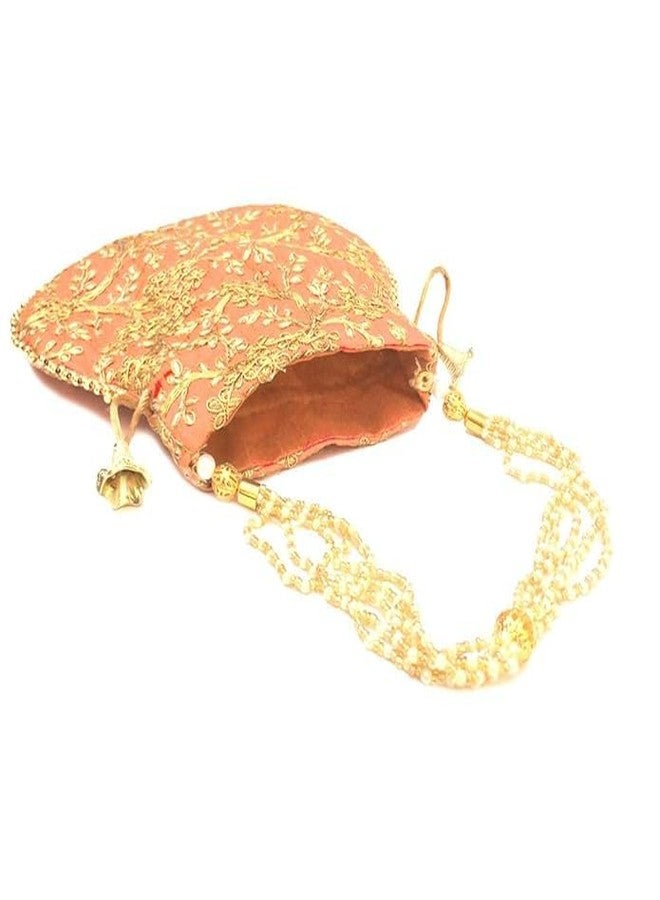MDMINFY Potli for Women's Zari Work Potli Bridal Potli - Image 2