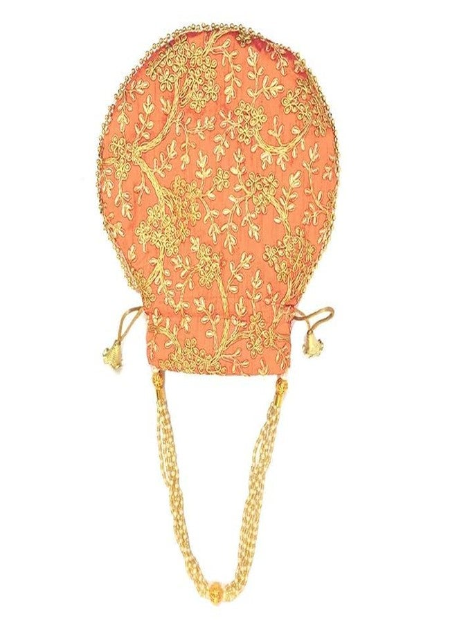 MDMINFY Potli for Women's Zari Work Potli Bridal Potli - Image 3
