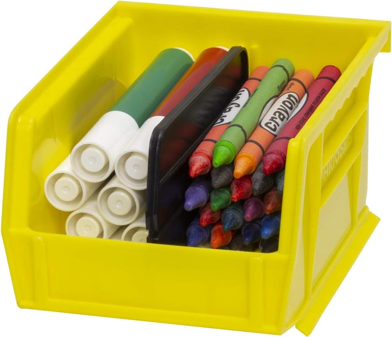 AkroMils 40210 Plastic Length Dividers for AkroBins Stackable Storage Bins Model 30210, Custom Storage Inserts for Tools, Crafts & Supplies, 6-Pack, Black - Image 3