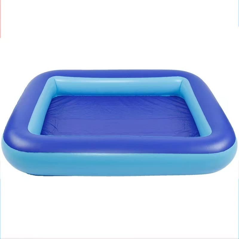 penepico Inflatable Splash Pool for Kids Plastic Wading Pools Outdoor Large Sensory Sand Water Play Pit for Toddlers Kiddie Small Swimming Pool with Air Pump Sand Box Backyard77539 - Image 1