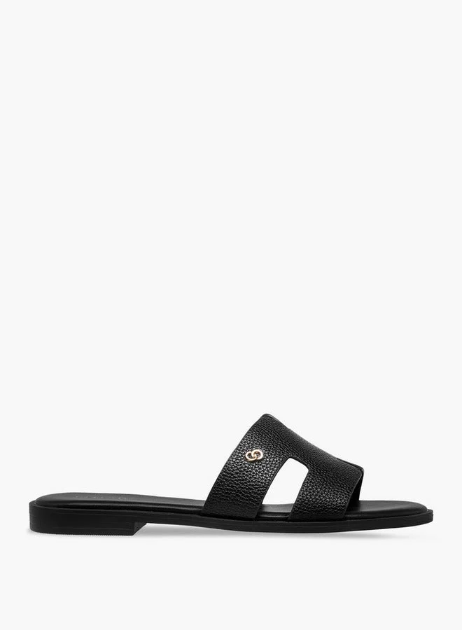 Celeste Women's Textured Slip-On Flat Sandals