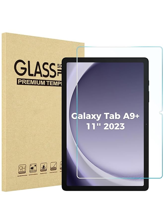 Procases 1 Pack Screen Protector For Galaxy Tab A9 Plus 11 Inch 2023 Tempered Glass Screen Film Guard For 11 Inch Galaxy Tab A9 Plus Plus Tablet Sm X210 X215 X216 X218 - Image 1