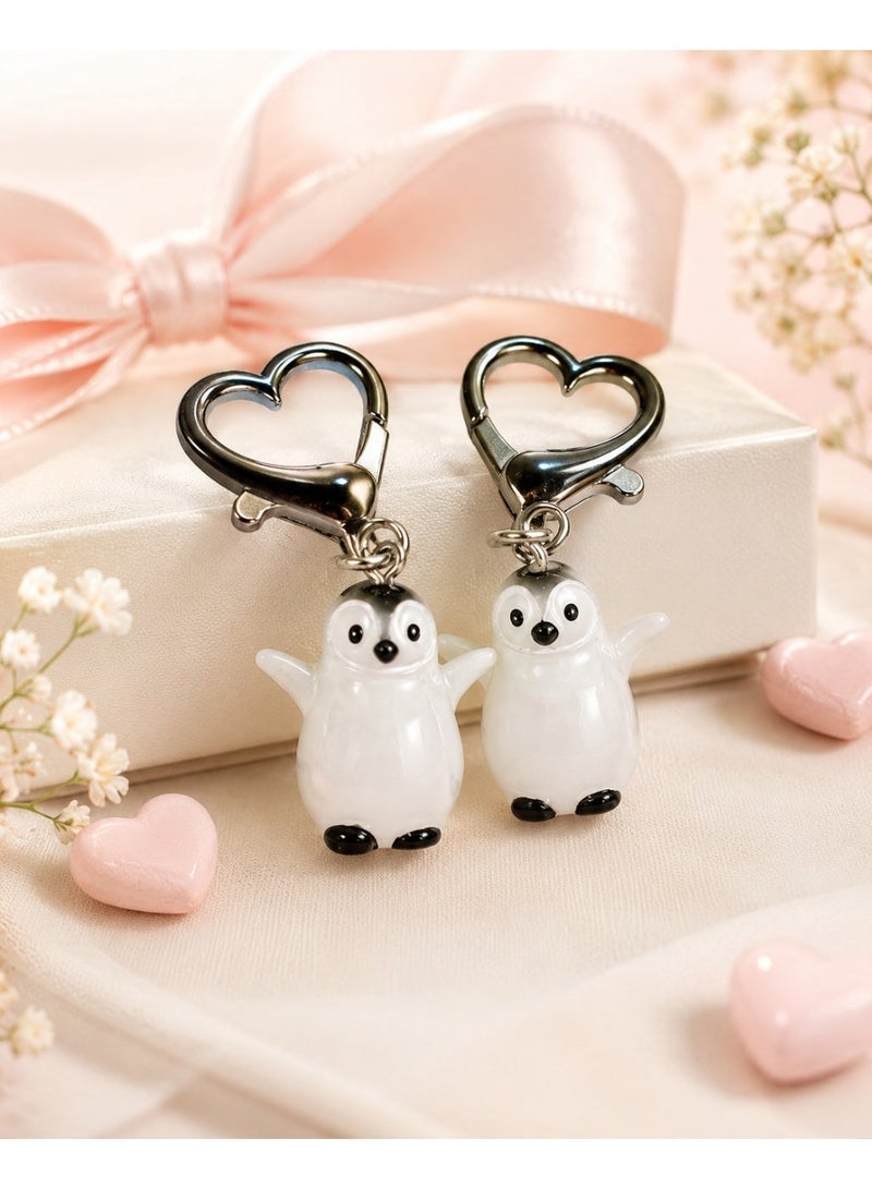 Keychain Set Couple Penguin For Valentine Gift - Image 1