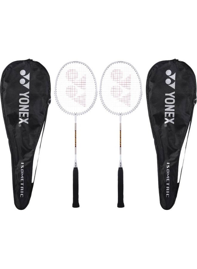 Yonex YONEX GR303i White Strung Badminton Racquet  (Pack of: 2, 88 g)  - Image 1