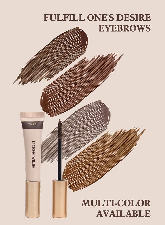 PAGE VINE Tinted Brow Gel,Brow Fast Sculpt,Waterproof, Transfer-proof, Brush to Fill in Eyebrows and Cover Gray Hairs - Cruelty Free #03 - Image 5