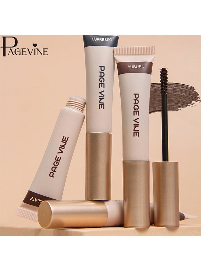 PAGE VINE Tinted Brow Gel,Brow Fast Sculpt,Waterproof, Transfer-proof, Brush to Fill in Eyebrows and Cover Gray Hairs - Cruelty Free #03 - Image 2