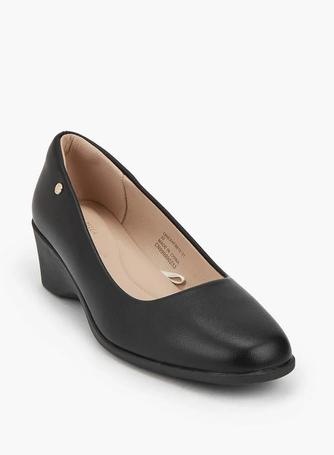 فلورا بيلا من شو إكسبرس Flora Bella Solid Balleina Shoes With Wedge Heels