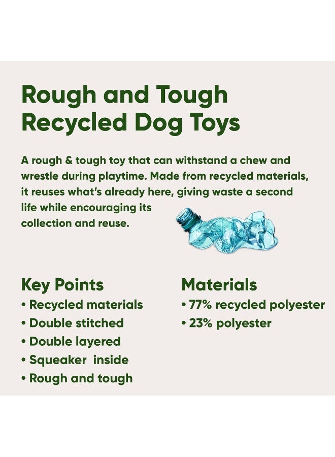 BECO لعبة الحوت المتينة والقاسية من بيكو المعاد تدويرها M-BLUE - Image 5