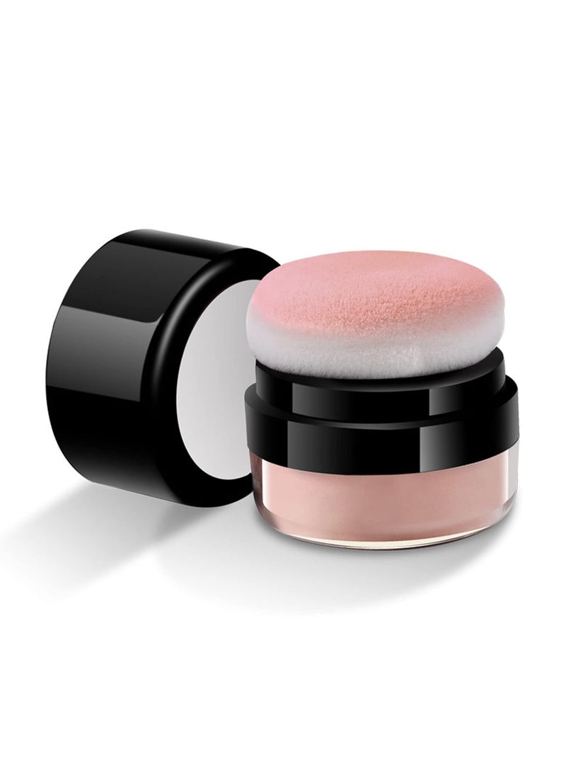 Charm Kiss Loose Powder Blush Air Cushion Blush Natural Blusher Bright Shimmer Face Blush for Cheek Highly Pigmented Blush Makeup Easy to Blend Makeup Blushin All Day Wear04 