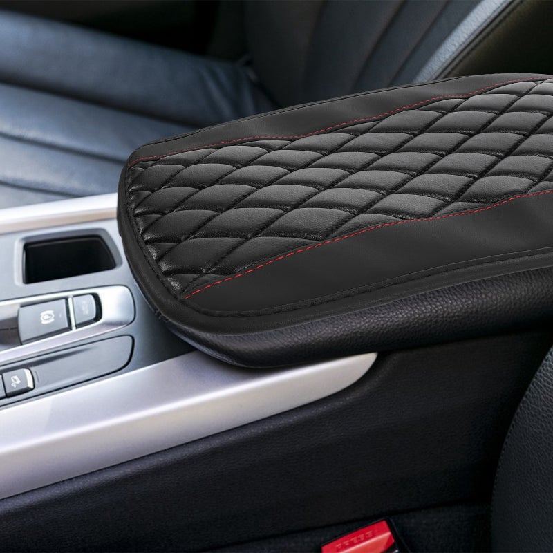 Car Center Console Cover Universal PU Armrest Cover Car Center Armrest Cover Car Decor Accessory - Image 2