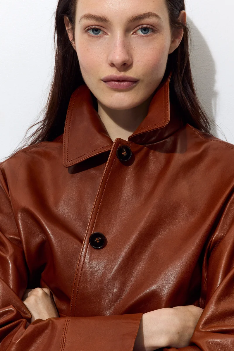 H&M  Real Leather jacket for Women | Best Price UAE