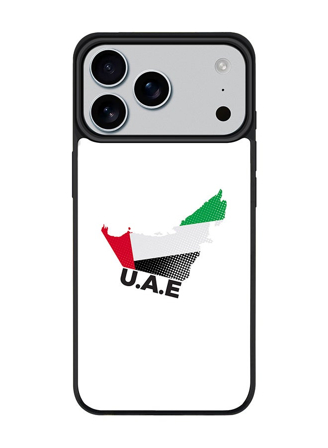 Stylizedd حافظة آيفون 17 برو ماكس، [متوافقة مع ماغسيف] غلاف مغناطيسي نحيف لحافظة هاتف آيفون 17 برو ماكس - خريطة الإمارات - Image 1