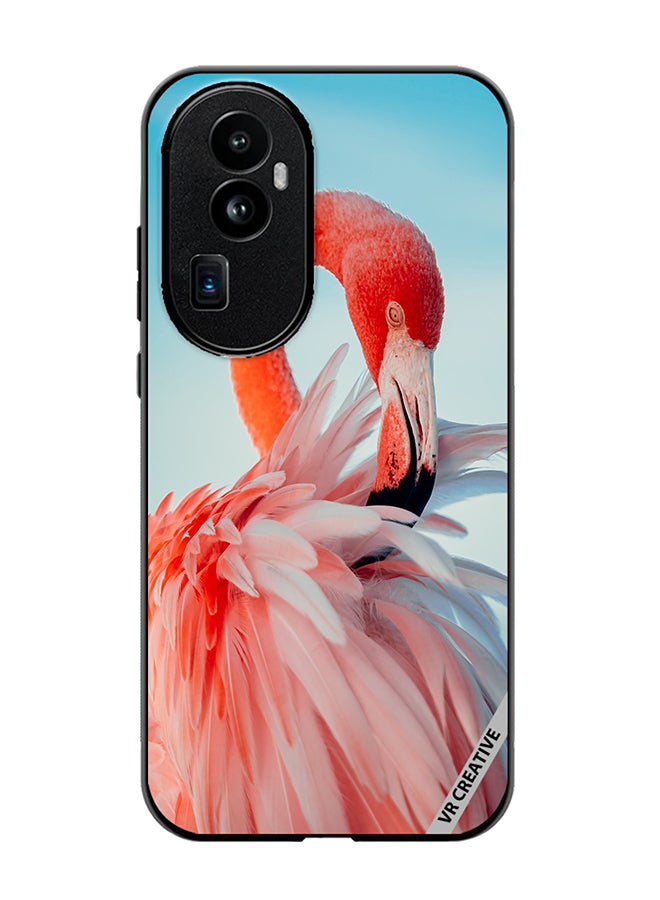 VR CREATIVE Protective Case Cover For Oppo Reno 10 Pro Plus Flamingo Design Multicolour - Image 1