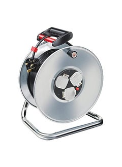 Brennenstuhl Brennenstuhl Garant 50 m steel cable reel, 3-way BS, (rust-proof sheet steel, ergonomic handle), Made in Germany  - Image 1