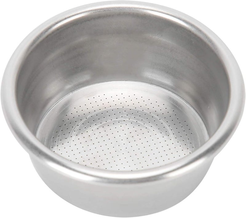 comfrt Replacement Portafilter Basket, Stainless Steel 53mm Non Pressurized Coffee Strainer Basket for Esspesso Machines Portafilter - Image 1