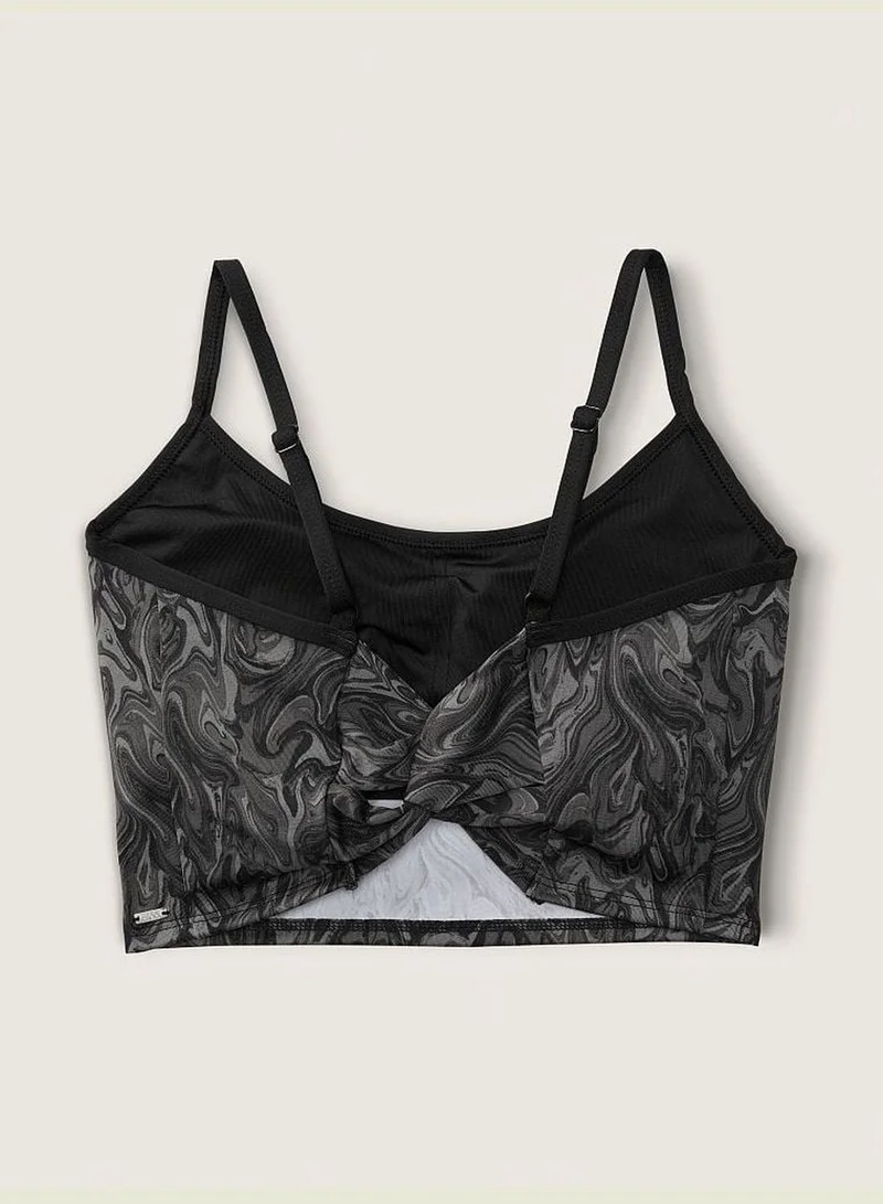 PINK Ultimate Lightly Lined Twist Back Sports Bra