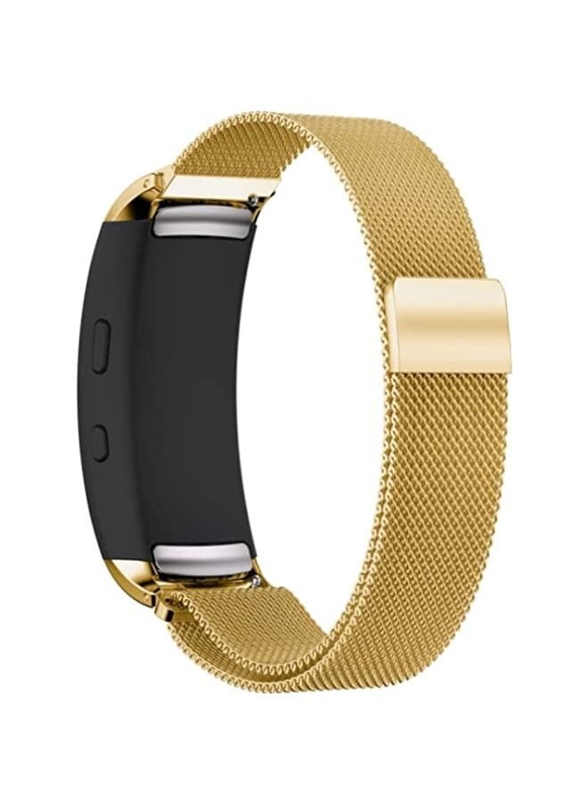 Generic - Band For Galaxy Gear Fit 2 & R360 Milanese Watch Band Golden - Image 1