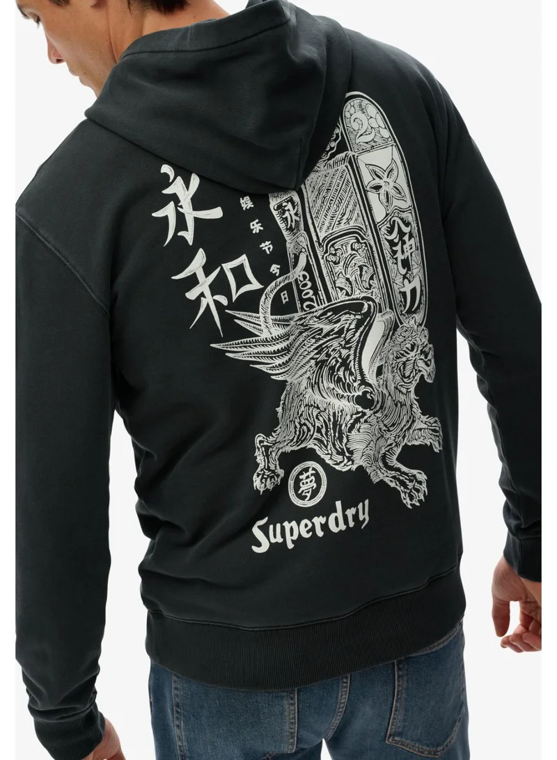 Superdry  Tokyo Narrative Loose Hoodie for Men | Best Price UAE
