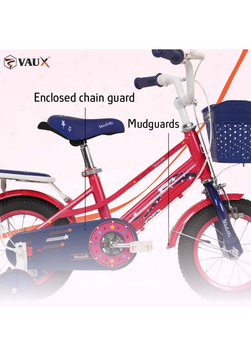Vaux Vaux  - Starlette 12" Girls Bike - Pink - Image 5