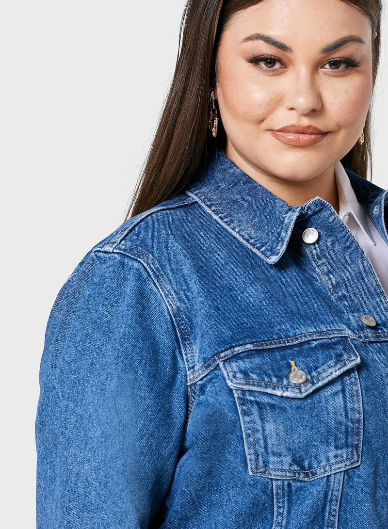 New Look Curve Oversized Denim Jacket