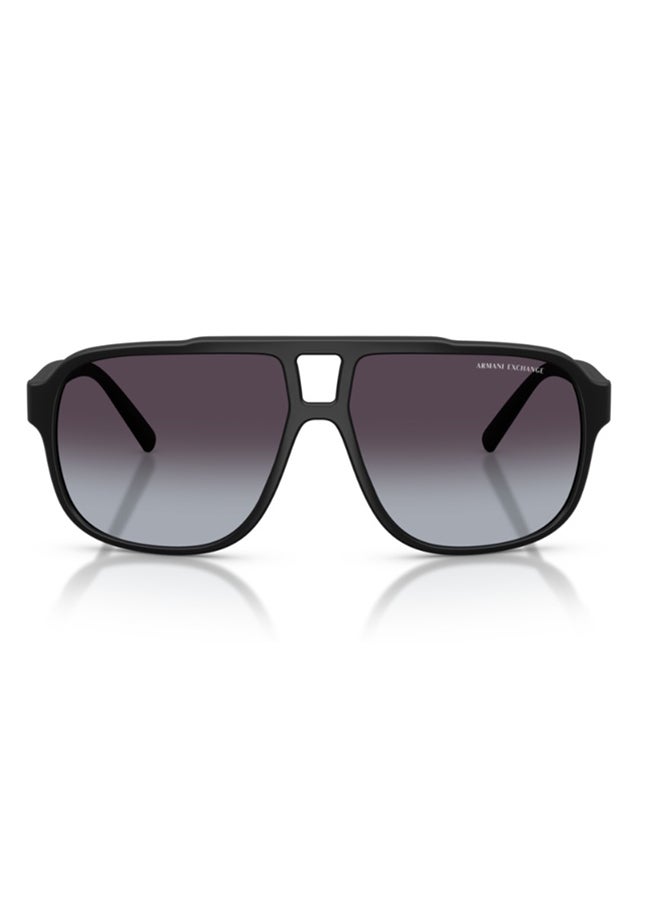 Armani Exchange AX4104S 80788G Men's Pilot Sunglasses - Image 3