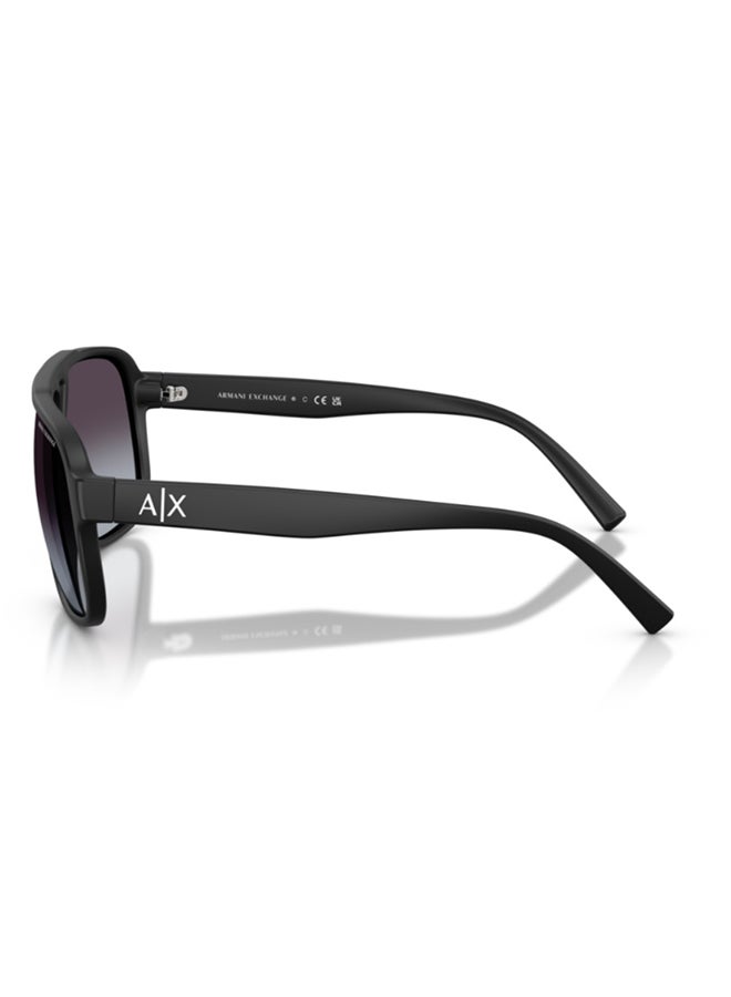 Armani Exchange AX4104S 80788G Men's Pilot Sunglasses - Image 2