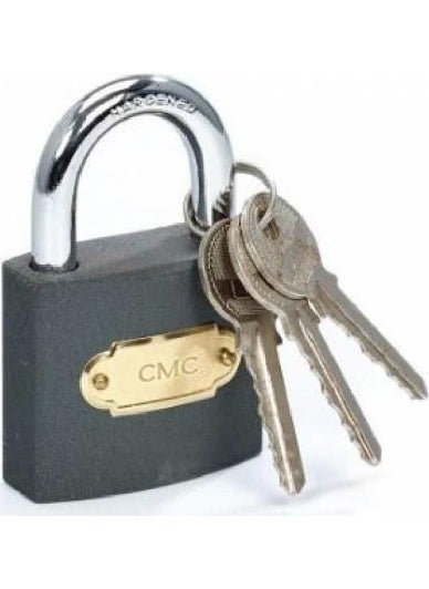 CMC - Casting Padlock 38 Mm with 3 Keys - Image 1