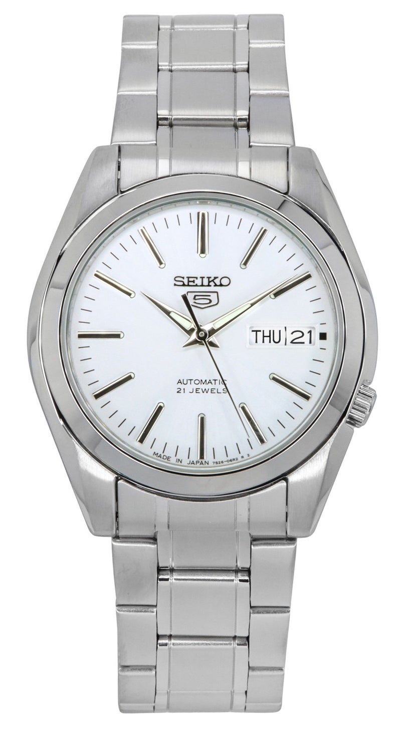 Seiko 5 Automatic 21 Jewels Japan Made Stainless Steel SNKL41J1 30M Mens Watch - Image 1