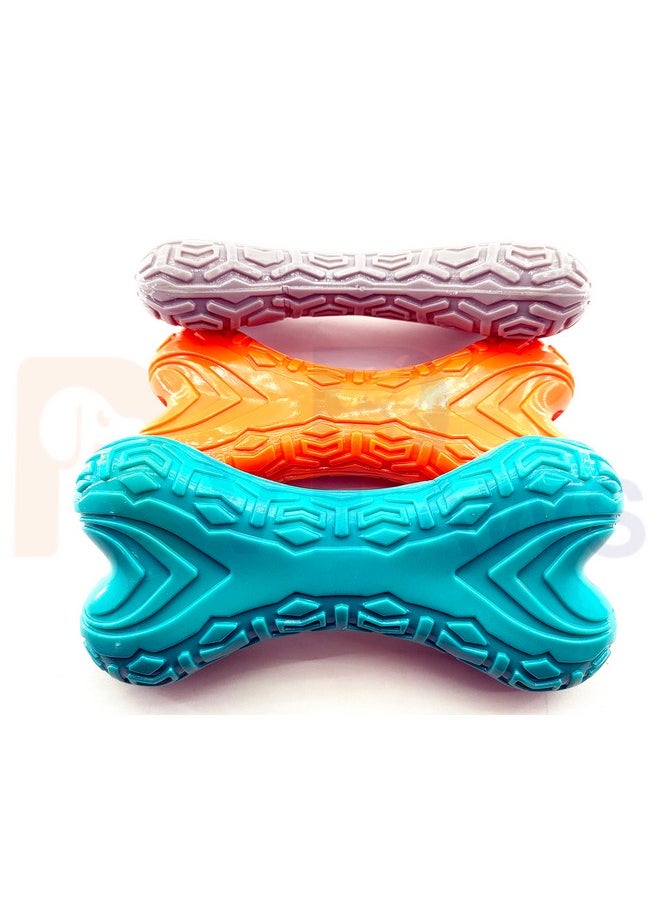 Generic - Pet Rugby Ball Shape Soft Natural Interactive Food Dispenser Feeding Toy | Slow Feeder Ball Toy For Dogs And Cats (Multicolor) - Pack Of 1 Pcs - Image 1