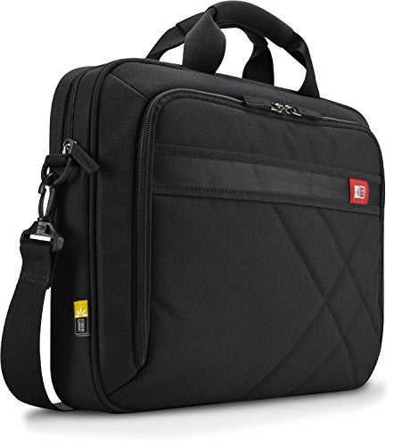 Case Logic 15-Inch Laptop and Tablet Briefcase, Black (DLC-115) - Image 1