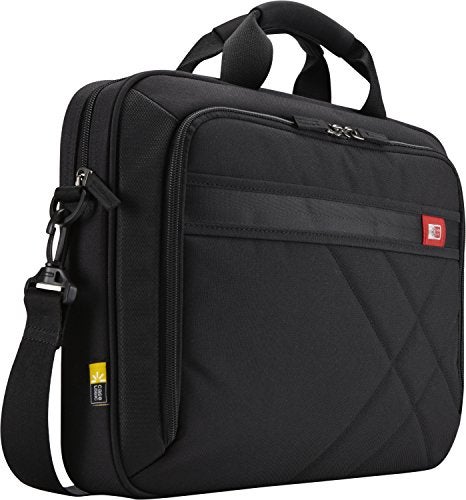 Case Logic 15-Inch Laptop and Tablet Briefcase, Black (DLC-115) - Image 2