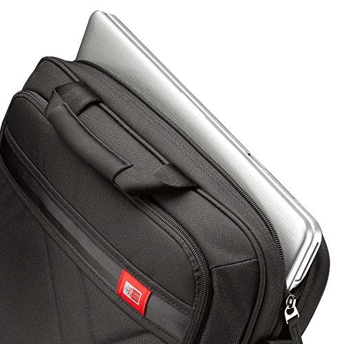Case Logic 15-Inch Laptop and Tablet Briefcase, Black (DLC-115) - Image 4