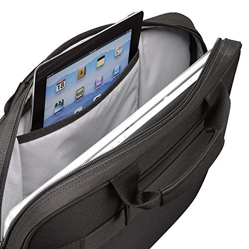 Case Logic 15-Inch Laptop and Tablet Briefcase, Black (DLC-115) - Image 3