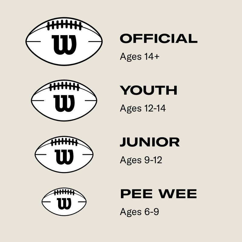 Wilson NCAA Composite Football - Official Size, Brown, 1 - Image 5