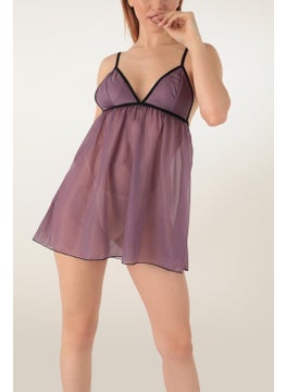 Miorre Fixed Strap Transparent Mini Nightgown  - Image 3
