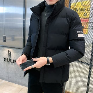 Autumn and Winter Loose Youth Cotton-padded Coat Solid Color Winter Cotton-padded Coat Warm Cotton-padded Coat for Male Students Black - pzsku/Z723521B1FD309C379DD8Z/45/1746223267/f4345c41-0751-4766-b48c-f99fe4c6521b