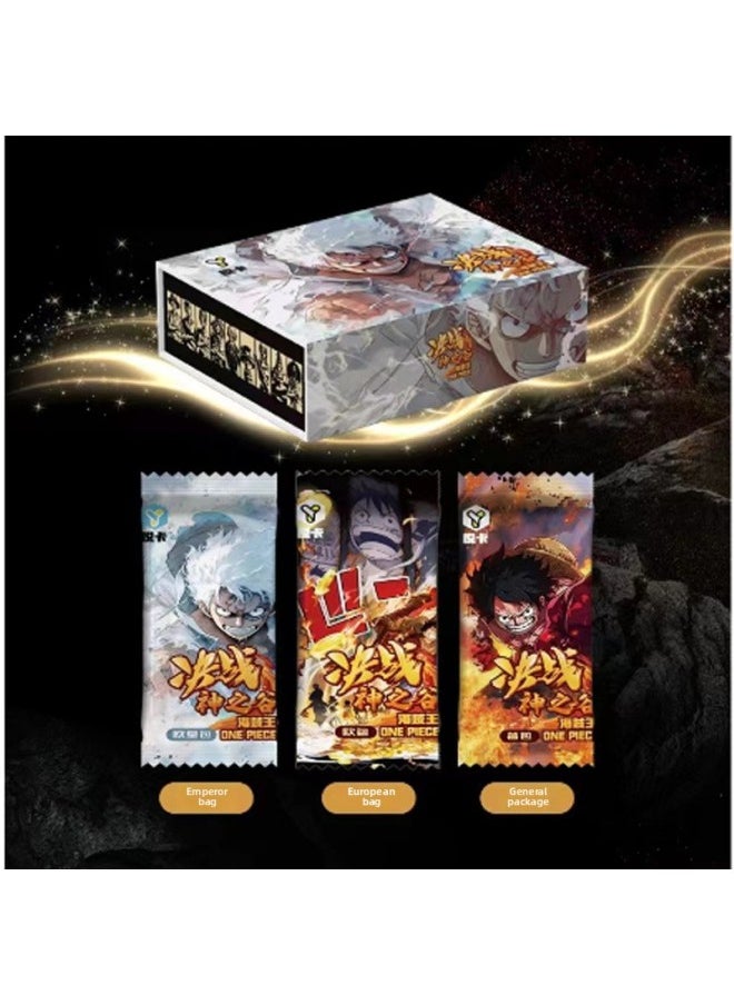 null - Yueka One Piece Strongly Attack A Variety Of Fun Playing Cards Blind Box Unboxing Classic Animation Peripheral Texture-Color:Card One Piece Crazy Edition Season 1 Box Of 10+1 Pack Of 22 Pieces - Image 1