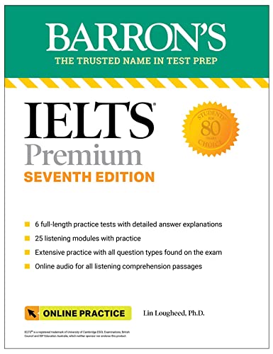 Ielts Premium 6 Practice Tests Comprehensive Review Online Audio Seventh Edition 