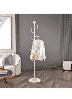 POWER (Gold) Coat rack, marble base freestanding hanger, metal coat rack, space saving hanger storage rack for hanging clothes, handbags, umbrellas  - Image 3