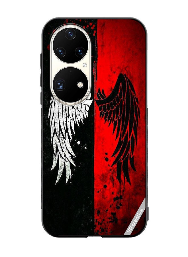 VR CREATIVE Protective Case Cover For Huawei P50 Pro Wings Design Multicolour - Image 1